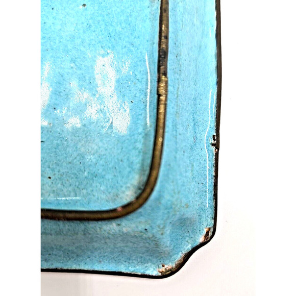 2 Antique Chinese Export Enamel Copper Pin Plates. 19th c. Canton Famille Rose - Picture 8 of 14